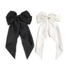 2Pack Big Bow Hair Clips, Ribbon Hair Clips for Women & Girls, Satin Bow Clip, Oversized Bow, Hair Bow, Bow Clip, Barrette Clip, Hair Accessories Gifts for Her