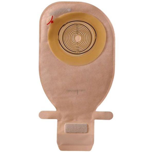 Assura Colostomy Pouch Drainable 3/8 to 2-3/4 Inch Stoma 11.5"L 1pc System Opaque 15870, 10 Ct