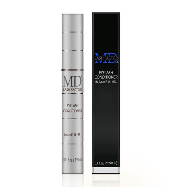 MD Lash Factor Eyelash Growth Serum| Enhances Your Natural Lashes For A Fuller, Longer & Denser Look | Eyelashs Enhancer for Women | 0.1 Fl Oz - 3 Month Supply