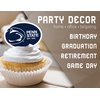 Penn State Party Supplies (42 Pieces) for PSU Graduation, Tailgating and Birthday Party Decorations with Penn State Banner with Penn State Cake Toppers Decorations (Penn State Nittany Lions)