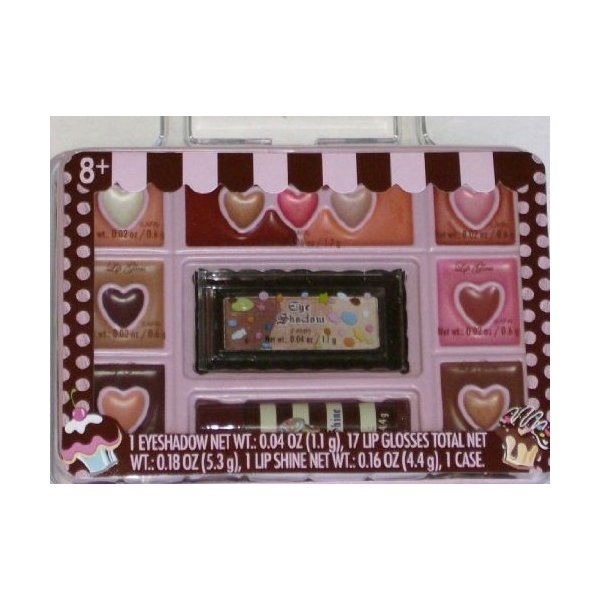 Markwins Sweet Treat Cosmetic Set Girls Make-up Lip Gloss Eye Shadow Makeup