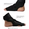 Wonzone Taekwondo Training Boxing Foot Gear Martial Arts Protector Sparring Gear Muay Thai Kung Fu Tae Kwon Do Feet Protector TKD Foot Gear Support for Men Women Kids Black (Small)