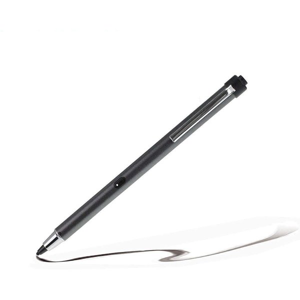 Broonel Metallic Grey Rechargeable Fine Point Digital Stylus Compatible with Apple iPad with Retina Display