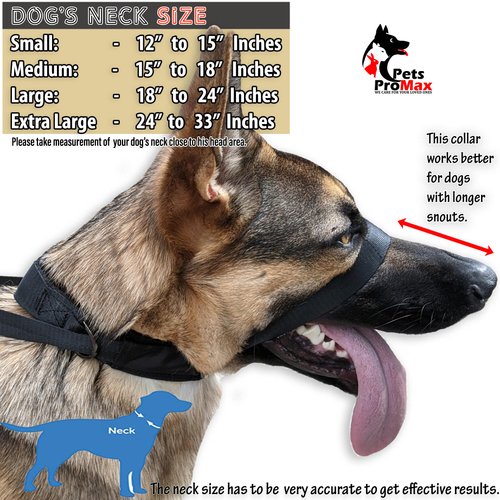 Dog Headcollar for Large Dogs (L), No-Pull Dog Collar for Large Dog. This No-Pull Dog Headcollar Does not harm or Hurt Your Dog and Works Better Than Under Head Pull Collar; Dog Headcollar No Pull