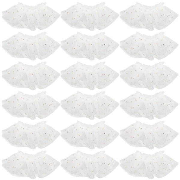ibasenice Doll Tutu Dress 30pcs Doll Tutu Skirts Mini Tulle Skirts Dollhouse Clothes for Mini Doll Prom Party Outfit Costume