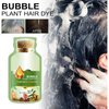 Magic Bubble Plant Hair Dye, Pure Plant Extract for Grey Hair Color Bubble Dye Shampoo, Non-Damage. (Dark Brown)