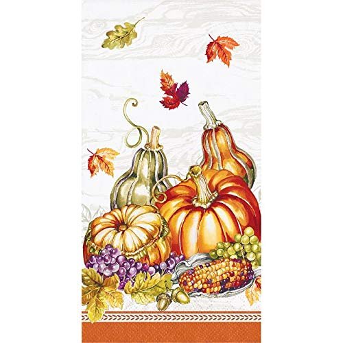 Fall Leaves Oval Paper Plates, 8 ct