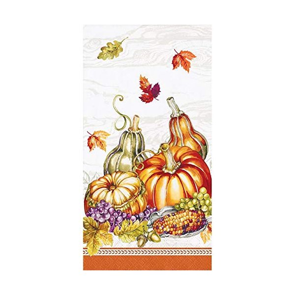 Fall Leaves Oval Paper Plates, 8 ct