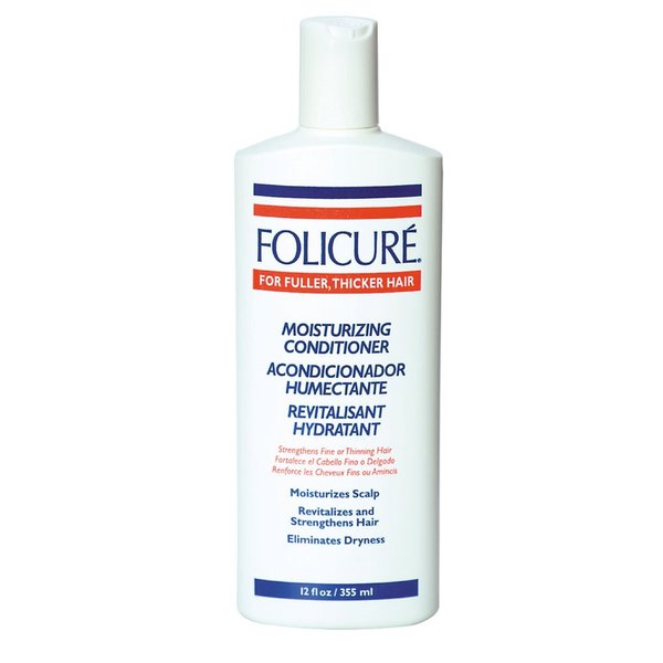 Folicure Moisturizing Conditioner for Fuller, Thicker Hair 12 Oz