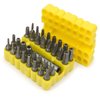Titan 16032 33-Piece Security Bit Set with Magnetic Bit Holder | Includes TR Star, TR Metric Hex, TR SAE Hex, Spanner, Triwing, and Torq Bits