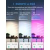 meross Smart LED Light Bulb, Smart WiFi LED Bulbs Compatible with Apple HomeKit, Siri, Alexa, Google Home & SmartThings, Dimmable E26 Multicolor 2700K-6500K RGBWW, 900 Lumens 60W Equivalent, 2 Pack