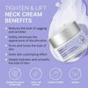 Neck Firming Cream, Neck Creams for Tightening and Firming, Tighten and Lift Neck Cream, Anti-Aging Neck Tightening Cream, Moisturizer Face Cream for Fine lines, Loose & Sagging Skin on Face, Neck