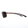 VITENZI Bifocal Sunglasses Semi Rimless Wraparound Reading Sun Tinted Glasses with Readers - Monza in Tortoise 2.00