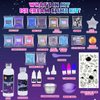 Mini Galaxy Slime Kit, Galactic Slime Ball Making Kit with Glow in The Dark Stickers, DIY Glitter Crunchy Foam Butter Slime Party Favors, Fun Christmas Slime Gifts for Girls Boys Kids 6 7 8 9 10 11 12