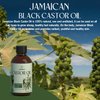 ARVIDSSON Jamaican Black Castor Oil for Hair Growth, Eyelashes and Eyebrows 100% Pure Cold Pressed Castor Oil, Hair Oil, Body Oil, Skin & Scalp Moisturizer