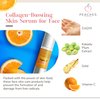 Peaches Skin Care Squeezed Vitamin C Serum (1 oz) Anti Aging Serum for Women & Men w/Ascorbic Acid, Real Gold, Kakadu Plum Extracts Facial Serums for Glowing Skin Face Care for Elasticity & Firm Skin