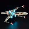 LightGo LED Lighting Kit Designed for Star Wars X-Wing Starfighter Compatible with Lego 75355 Building Set - Not Include Model (Classic Version)