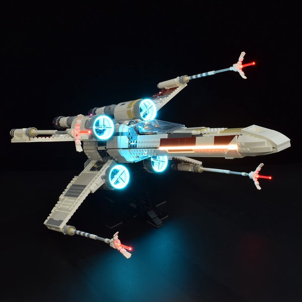 LightGo LED Lighting Kit Designed for Star Wars X-Wing Starfighter Compatible with Lego 75355 Building Set - Not Include Model (Classic Version)