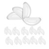 Silicone Eyeglass Nose Pads Sticky, Hypo-allergenic Adhesive Nose Grips for Glasses and Sunglasses 12 Pairs