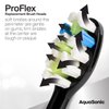 AquaSonic Duo PRO 8-Pack Replacement Brush Heads - Upgraded Proflex Brush Heads for Improved Plaque Removal - Genuine AquaSonic