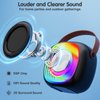 Karaoke Machine for Kids Adults, Portable Bluetooth Speaker with Wireless Microphone and Colorful Lights, Gifts for Girls Boys Birthday/Home Party(Black)