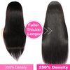 BABOSHOW 250% Density 13x6 30 Inch HD Lace Front Wigs Human Hair Pre Plucked Glueless Lace Frontal Wigs Human Hair 13x6 Straight Human Hair Wigs for Black Women