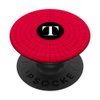 Cell Phone Pop Out Holder,Red and Black Spiderweb Letter T PopSockets Grip and Stand for Phones and Tablets