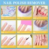 Teenitor Soak Off Bowl Nail Soaking Bowl Acetone Proof, Soak Off Gel Polish Remover Bowl, Dip Powder Remover Tools with Cuticle Pusher Peeler Cuticle Oil Nail File Nail Buffer Manicure Bowl for Hand