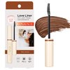 LoveLiner Waterproof Mascara, Resistant to Sweat, Sebum & Tears, Precise & Fiber-Free Curved Brush, Japanese Eye Makeup w/Beauty Serum, 1.05 Oz/30g, Melty Brown