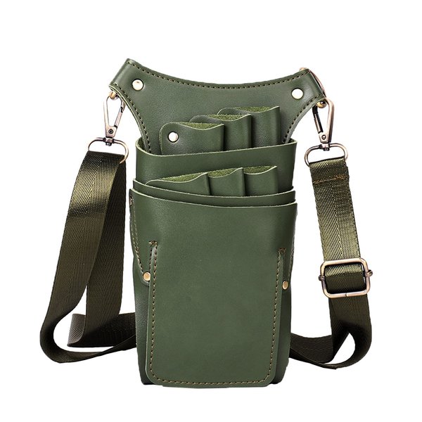 Scissor Pouch for Stylist Tool Belt, Salon Hair Cutting Belt Scissor Holster for Hairdressers, Barbers with Shoulder Belt