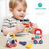 Generic Baby Montessori Educational Science Kits, Lock and Key Car Toys， for 18+ Months Preschool Children, Toddler Travel Toys Sensory Fine Motor Skills, Gift for Boys Girls