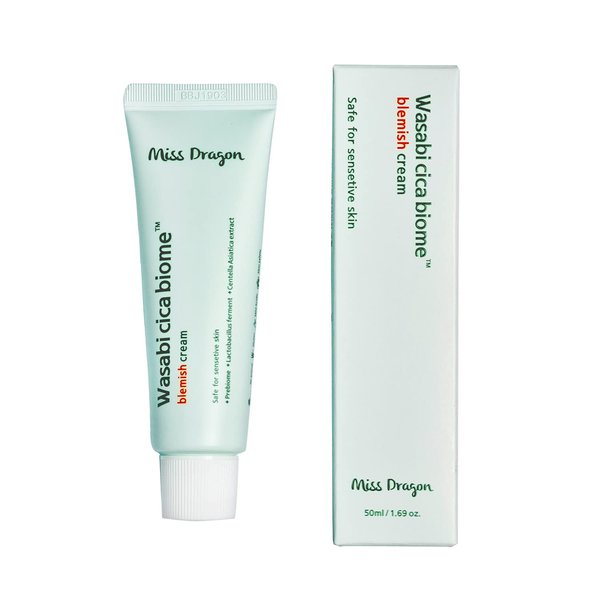 miss dragon Vegan Wasabi CiCa Biom Blemish Soothing Facial korean Moisture Cream