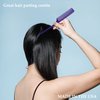 Allegro Combs 61 XL Rat Tail Combs Wide Tooth Comb Detangling Hair Styling Coarse Hair Foiling Thick Back Parting Combs Hairstylist Combs For Women Made In USA 3 Pc. (Dark Purple)