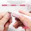 Professional Electric Nail Drill Kit, Portable Cordless Nail File Set for Acrylic, Gel Nails, Manicure and Polishing with 100Pcs Sanding Bands1