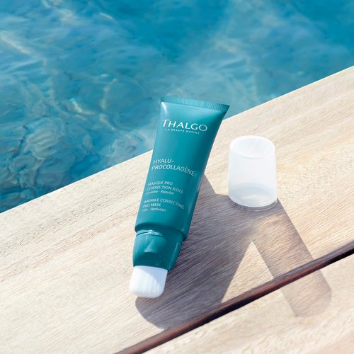 THALGO Marine Skincare, Wrinkle Correcting Pro Mask, Hyaluronic Acids and Marine Pro-Collagen Face Mask, 50ml, 1.69 fl. oz.