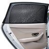 Car Rear Side Window Shade,2 Pack Stretchy Mesh Car Window Screen Sun Shade Mosquito Net Cover Fit for 96% Cars SUVs, Anti-Sun Glare, Reduce UV Rays,Privacy Protection