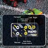 Edottbag Mini Rc Truck with Trailer, Mini Rc Monster Truck, Monster Truck Toys, 2.4Ghz All Terrain Off-Road Monster Truck, 1:64 Scale Alloy,Speed/Steering Adjustable,Remote Control Car (with Trailer)
