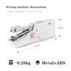 Handheld Sewing Machine,Mini Sewing Machine for Quick Stitching,Portable Sewing Machine Suitable for Home,Travel and DIY, Sewing Machine for Beginners，easy，div