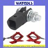 VIATOOLS 1/2" Scissor Jack Adapter for Use with 1/2 Inch Drive/Impact Drills/Ratchet or Standard Drive Sockets or 13/16 Inch Lug Wrench