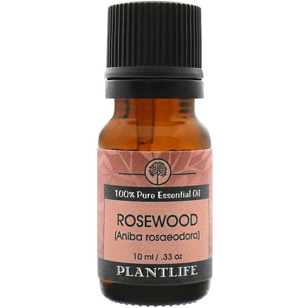 Plantlife Rosewood Aromatherapy Essential Oil - Straight from The Plant 100% Pure Therapeutic Grade - No Additives or Fillers - 10 ml