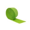 Lime Green Crepe Paper Streamers, 4 Rolls Total, Made in USA