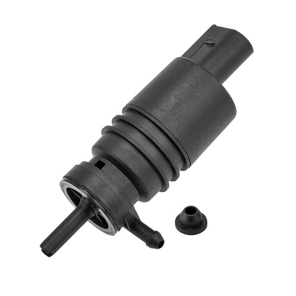 Suvnie Windshield Washer Pump with Grommet, Front Windshield Washer Fluid Pump Replace OEM 67128362154 67128377612, Car Accessories Compatible with E36, E46, E53, E86, X3, X5, X6, Z3