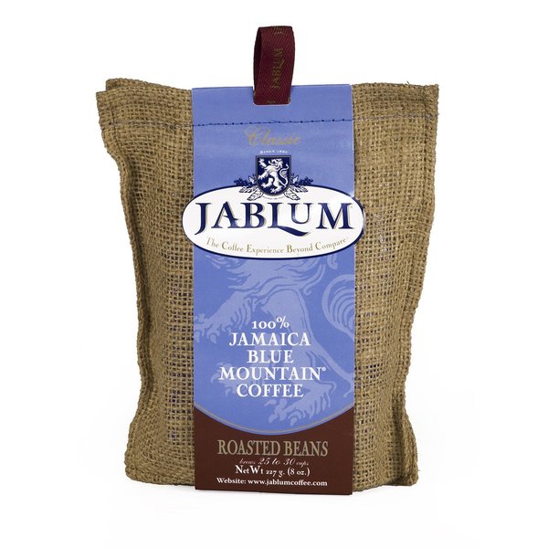 Jablum Jamaica Blue Mountain Roasted Whole Bean Coffee 8oz