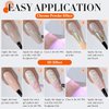 Double Rhythm 3D Gel Nail Art Sculpting Gel No Wipe Nail Glue for Drawing,Molding, Sculpture and Decoration 15g Clear