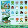 Magnetic Blocks-100PCS Magnetic Building Blocks, Magnetic Tiles Kids Build Mine Magnet World Set Magnets Cubes 2024 Upgraded STEM Game Toys, Christmas Birthday Gifts for Boys & Girls Ages 3+