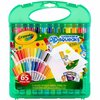 Crayola Pip Squeaks Marker Set (65ct), Mini Washable Markers for Kids, Kids Art Supplies for School, Kids Travel Activity, 4+