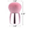 RUNGANG Nail Dust Brush, Nail Art Dust Powder Remover Brush, Nail Arts Dust Cleaner Brush, Soft Kabuki Cleaner Nail Duster Brush for Makeup Acrylic Nails- Pink
