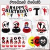KEFAN Karate Birthday Party Decorations, Shiny Karate Taekwondo Birthday Banners, Cake Toppers, Table Centerpieces, Balloons, Karate Sports Party Supplies for Boy Girl Birthday Party