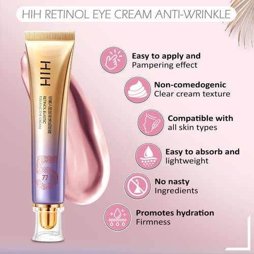 Eye Cream for Dark Circles – 30g Retinol Eye Firming Face Cream for All Skin Types – Eye Anti Aging for Facial Rejuvenation, Wrinkle Repair, Dark Circles – Hydrating Retinol Beauty