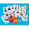 Alphabet Flash Cards for Kids, Early Learning First Word Cards for Preschool Children and Toddlers, Teach ABC Letters, English Words, Uppercase and Lowercase